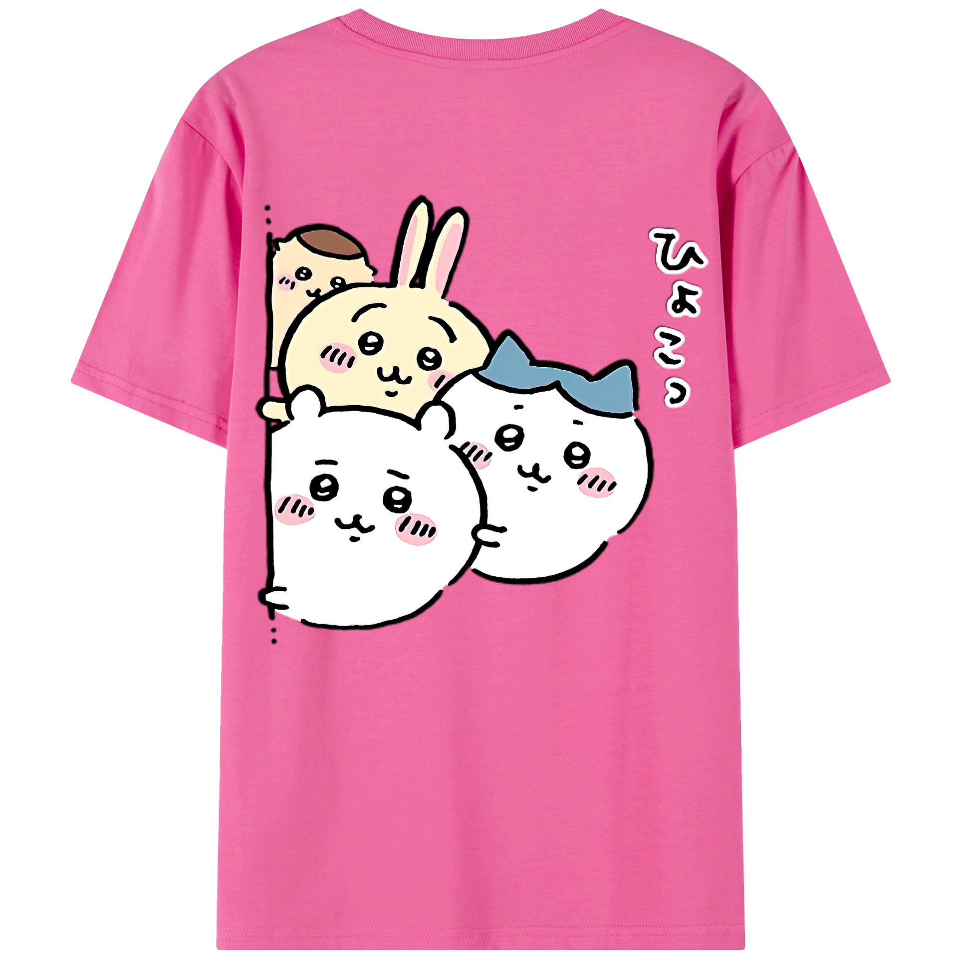 （画像用） ちいかわ ちいかわ Chii-kawa chiikawa レディース半袖Tシャツ(バックプリント)